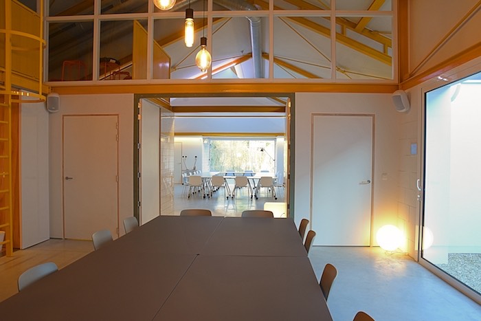 See through view in a unique meeting room based in Hoegaarden