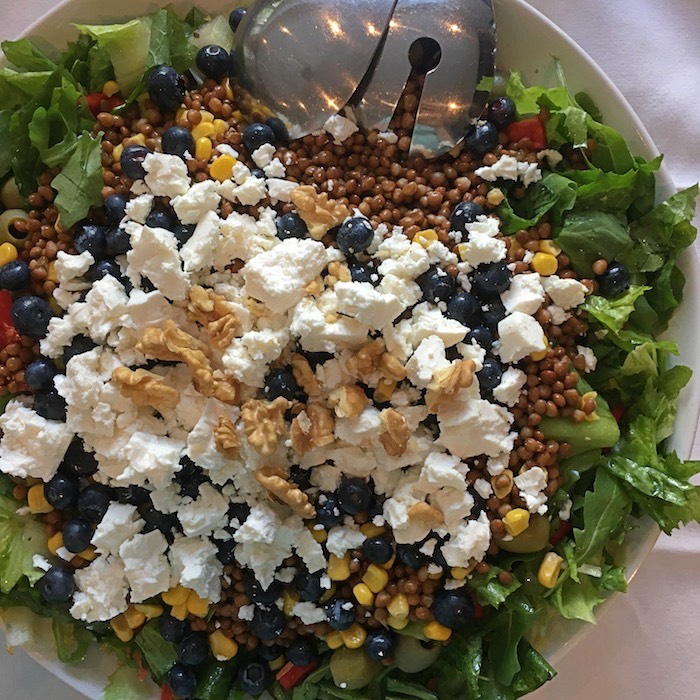 Tarifs location de salle : salade de lentilles à la feta