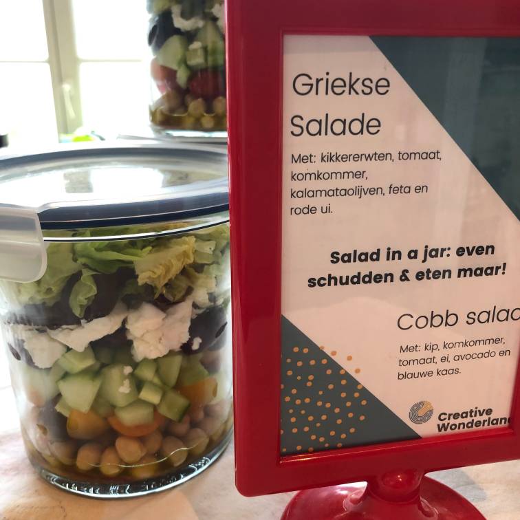 Tarifs location de salle : "salad in a jar"