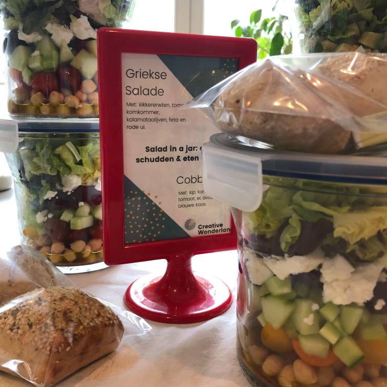 Tarifs location de salle : "salad in a jar"