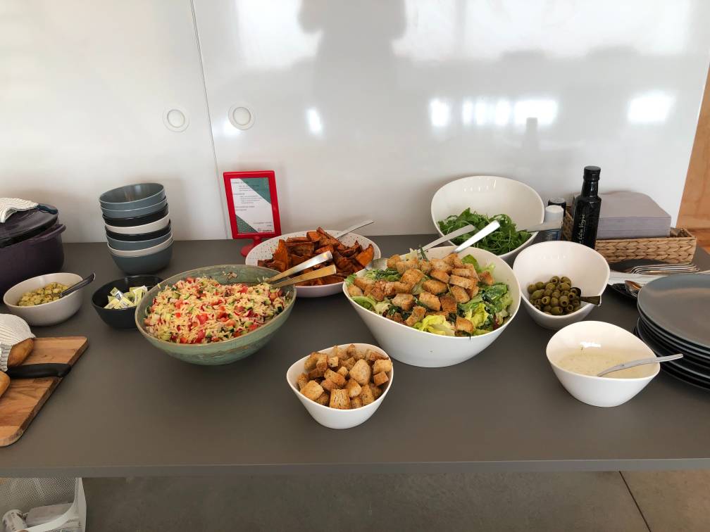 Tarifs location de salle : buffet de légumes